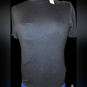 Navy Blue Basic Tee | Casual Short Sleeve Top